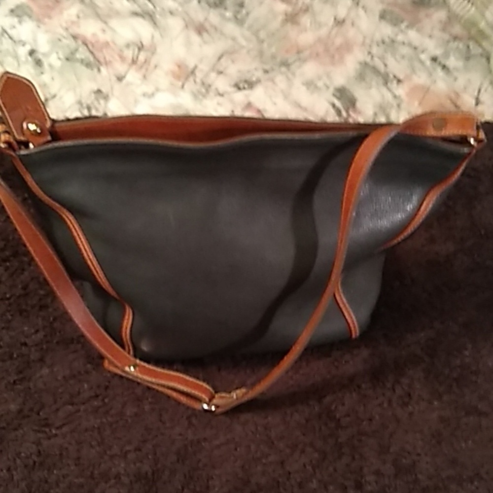 Pre-owned Meyers green leather shoulder bag